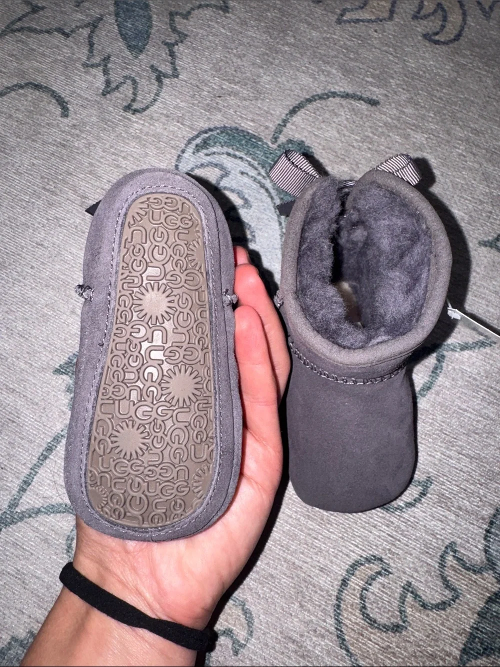 UGG plush shearling